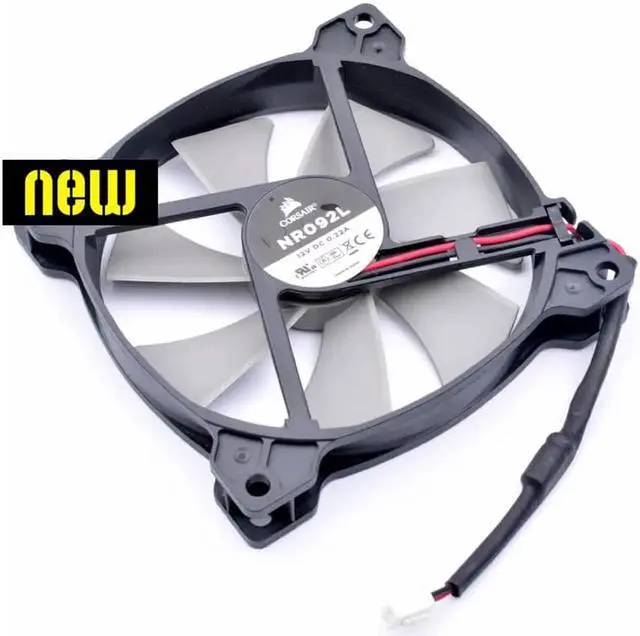 Alt view image 4 of 4 - NR092L 9cm 9015 92x92x15mm 12V 0.22A 2 line 2pin power supply ultra-thin cooling fan
