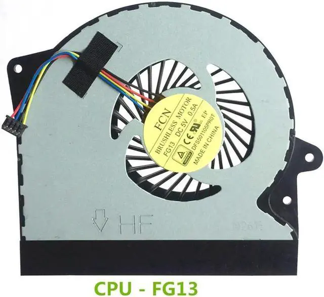 Alt view image 4 of 7 - Aomoproing Cpu and GPU cooling fan for ASUS G751 G751J G751M G751JT 5V voltage