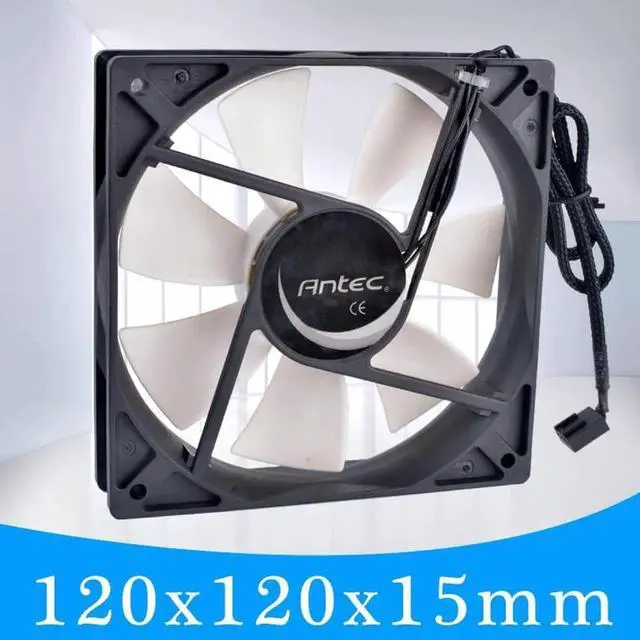 Alt view image 4 of 5 - 120mm fan 12025 120x120x25mm Computer CPU Cooler 4-wire 4Pin PWM Large Air Volume Silent Cooling Fan