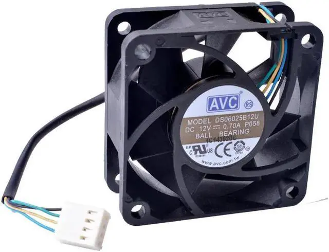 Main image of COOLING REVO DS06025B12U 12V 0.70A 60mm 60x60x25mm fan Computer CPU 4 wire 4pin double ball bearing large air volume cooling fan