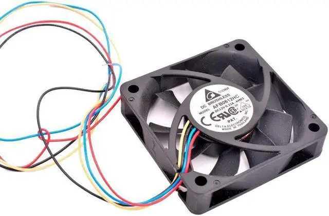 Alt view image 4 of 4 - AFB0612HC-AM03 6cm 60mm fan 60x60x13mm DC12V 0.21A 4 lines double ball bearing pwm chassis CPU cooling fan