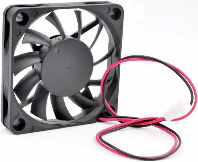 Alt view image 3 of 4 - DFB601012L 6cm 60mm fan 60x60x10mm DC12V 1.6W 2pin 2 ball bearings suitable for chassis power charger cooling fan