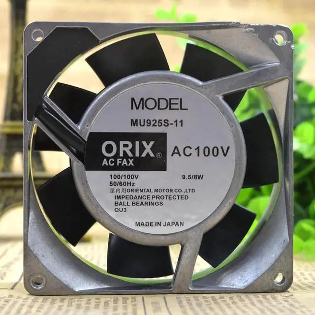 Main image of New Japan ORIX MU925S-11 100V 9.5W cooling fan