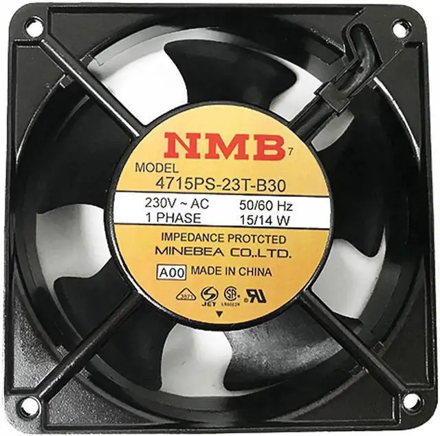 Main image of 4715PS-22T-B30 / 4715PS-23T-B30 original NMB fan 12038 220V