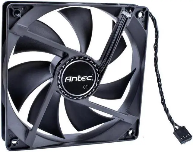 Alt view image 3 of 4 - Antec 120mm fan 12025 12V Computer CPU Cooler Fan 4-wire 4pin PWM Large Air Volume Silent Cooling Fan