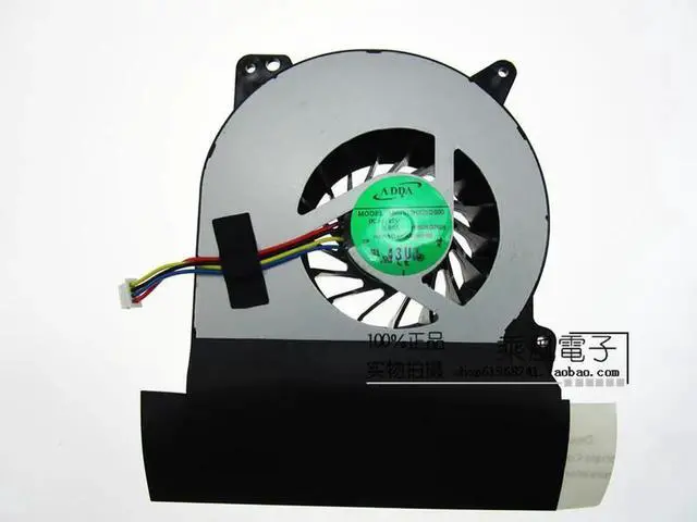 Alt view image 2 of 7 - Aomoproing Cpu cooling fan for ASUS ROG G750J G750JH ADDA AB07512HX26DB00 00CWG750 00WG750 13N0-PCP0101 DC12V voltage 0.6A 25mm thickness
