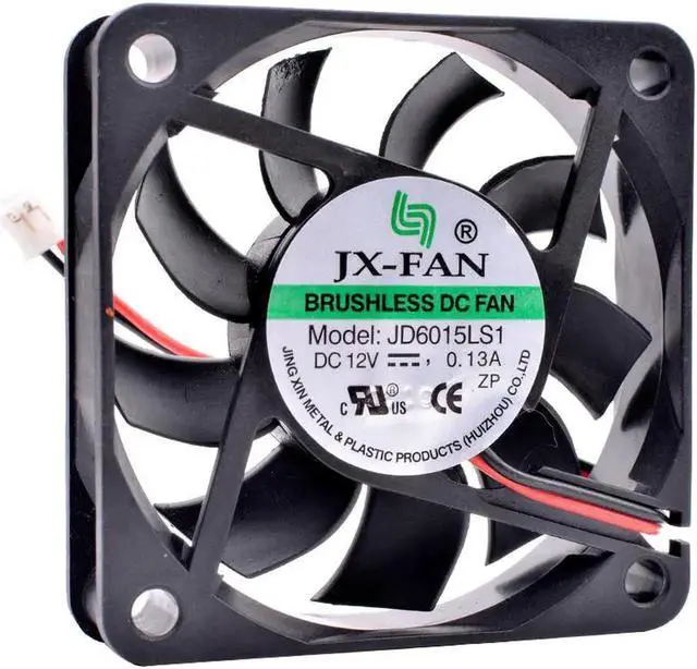 Main image of JX-FAN JD6015LS1 6cm 6015 60mm fan 60x60x15mm 12V 0.13A power charger cooling fan