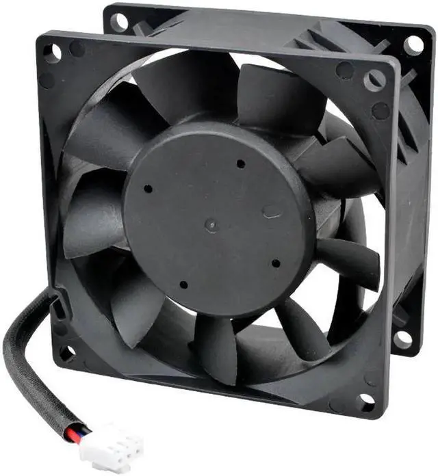 Alt view image 4 of 4 - CHT8024BX-R38B 8cm 80mm fan 80x80x38mm 8038 DC24V 1.80A 3 lines 3pin high air volume cooling fan for inverter cabinet