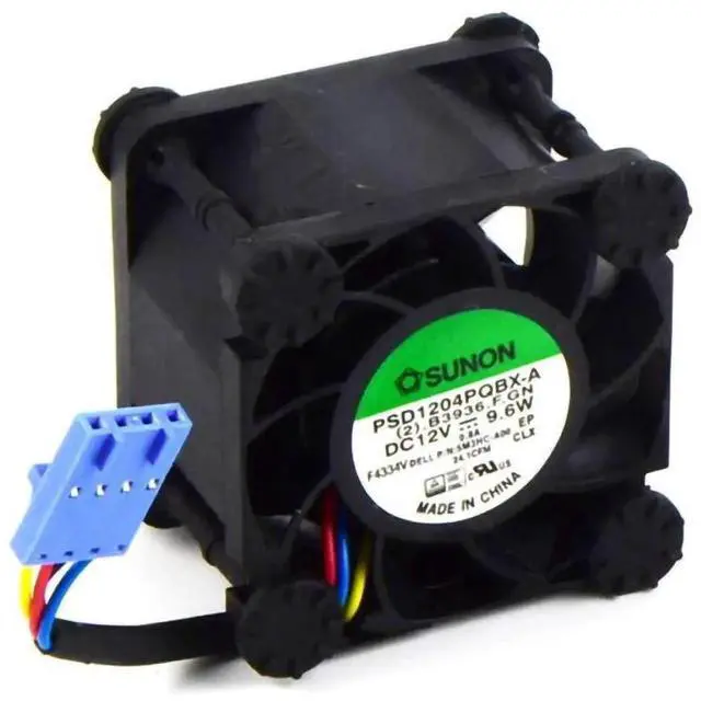 Alt view image 2 of 3 - Server Cooling Fan, Solid and Durable CPU Cooling Fan, Dual Heat Dissipation PGDYY, forDell Poweredge R220 R230 Assembly CMG7V PGDYY Cooling Fan