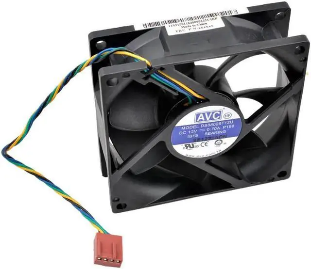 Alt view image 4 of 4 - DS08025T12U 8cm 80mm fan 80x80x25mm DC12V 0.70A 4pin Cooling fan for computer case CPU