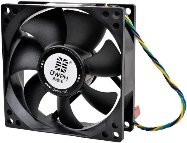Alt view image 3 of 4 - DS08025T12U 8cm 80mm fan 80x80x25mm DC12V 0.70A 4pin Cooling fan for computer case CPU