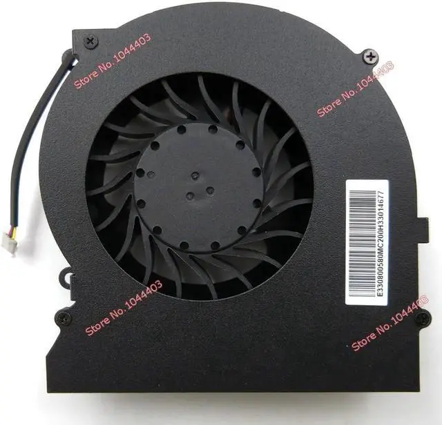 Alt view image 3 of 3 - New Laptop CPU Cooling Fan For MSI GT62VR 6RD GT62VR 6RE GT62VR 7RE Dominator Pro 16L1 16L2 CPU GPU Fan 12V 0.65A 4-Pins