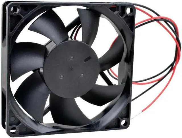 Alt view image 2 of 4 - DS08020B12U 8cm 80mm fan 80x80x20mm DC12V 0.60A 2 lines double ball bearing High volume cooling fan for power supply
