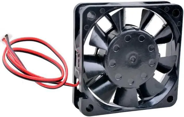 Alt view image 4 of 4 - 2406KL-04W-B59 6cm 60mm fan 60x60x15mm DC12V 0.18A 4500rpm dual ball bearing power supply cooling fan