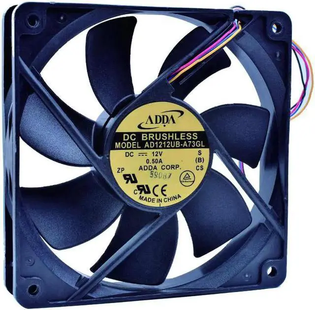 Main image of AD1212UB-A73GL 12cm 120mm fan 12025 12V 0.50A Double ball bearing DC fan computer CPU cooler cooling fan