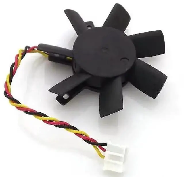 Alt view image 2 of 3 - PLD05010S12L DC12V 0.10A 45mm 32x32x32mm 3Wire 4Pin VGA Fan for GT440 N440GT Graphics Card Cooling Fan