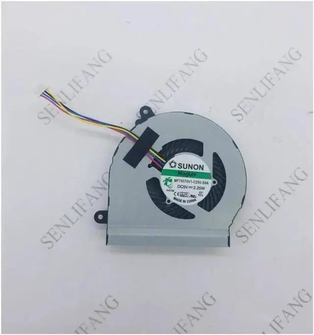 Alt view image 2 of 2 - For ASUS VivoPC VM62 For Suono MF75070V1-C250-S9A DC5V 2.25W 4-Pin 4Wire CPU Cooling Fan