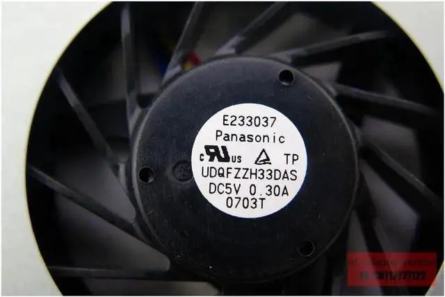 Alt view image 2 of 6 - FOR Panasonic N53 E233037 UDQFZZH33DAS FOR Asus laptop cooling fan