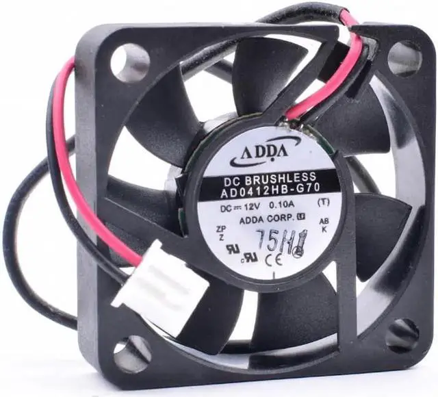 Alt view image 3 of 4 - AD0412HB-G70 4cm 4010 40x40x10mm 40mm fan 12V 0.10A video recorder North and South Bridge silent cooling fan