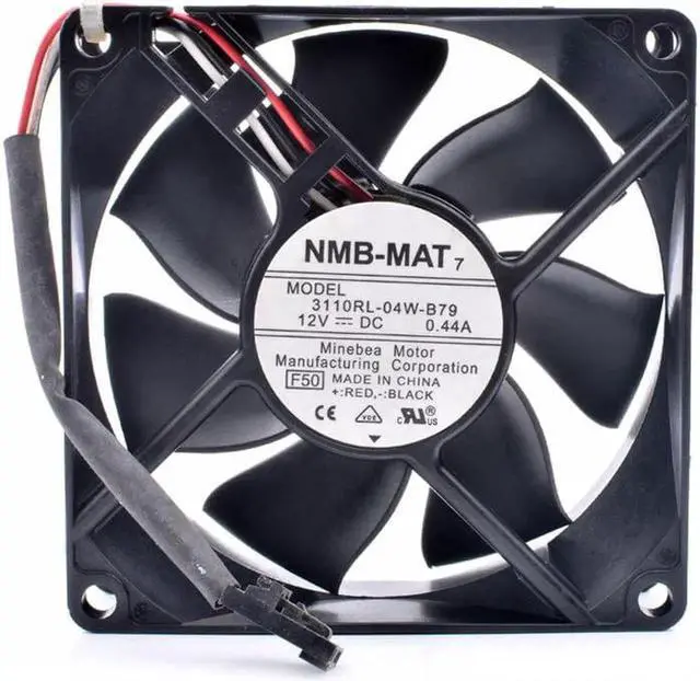 Alt view image 2 of 4 - 3110RL-04W-B79 8cm 8025 80mm fan 12V 0.44A server chassis power cooling fan