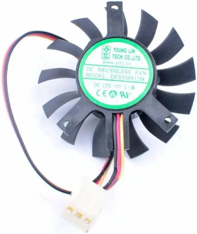 Main image of DFS500912M 12V 1.6W router industrial control TV heat sink dedicated graphics card cooling fan