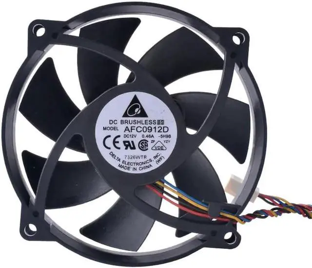 Main image of AFC0912D 90X90X25mm 12V 0.46A computer CPU cooler fan 4pin PWM speed adjusting cooling fan