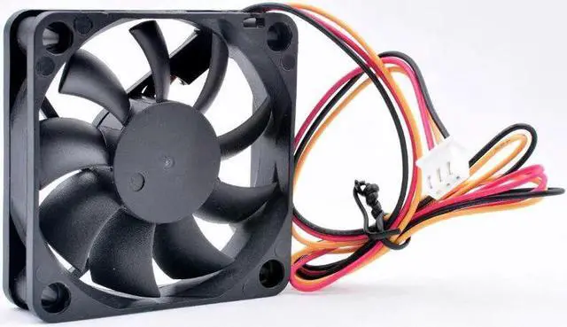 Alt view image 2 of 4 - DFB601512M 6cm 60mm 60x60x15mm DC12V 1.6W 3 wires, double ball bearings, cooling fan for chassis power supply