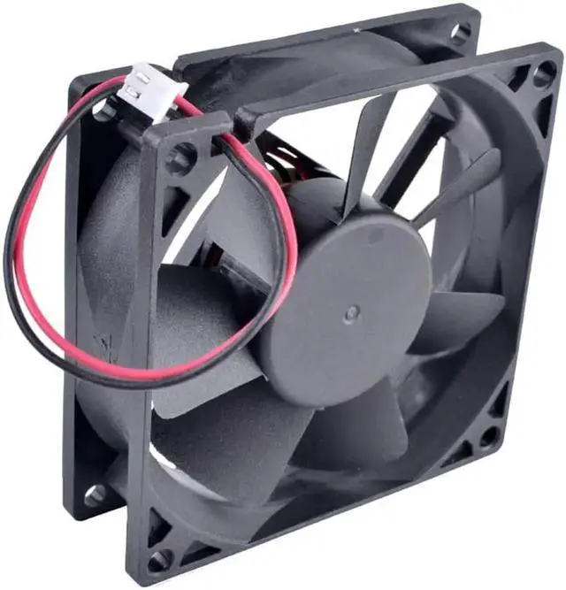 Alt view image 3 of 4 - AD0812HB-A70GL 8cm 8025 80mm fan 80x80x25mm 12V 0.25A Double ball bearing large air volume cooling fan