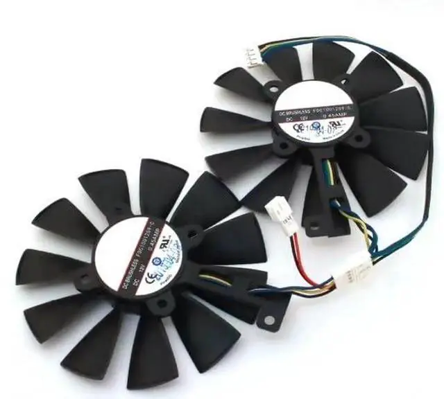 Main image of 2pcs/lot FDC10U12S9-C 12V 0.45A 87mm VGA Fan for GTX1060 GTX1070 EX RX580 570 470 Graphics Card Cooler Cooling Fan