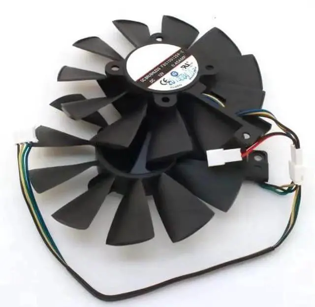 Alt view image 2 of 2 - 2pcs/lot FDC10U12S9-C 12V 0.45A 87mm VGA Fan for GTX1060 GTX1070 EX RX580 570 470 Graphics Card Cooler Cooling Fan