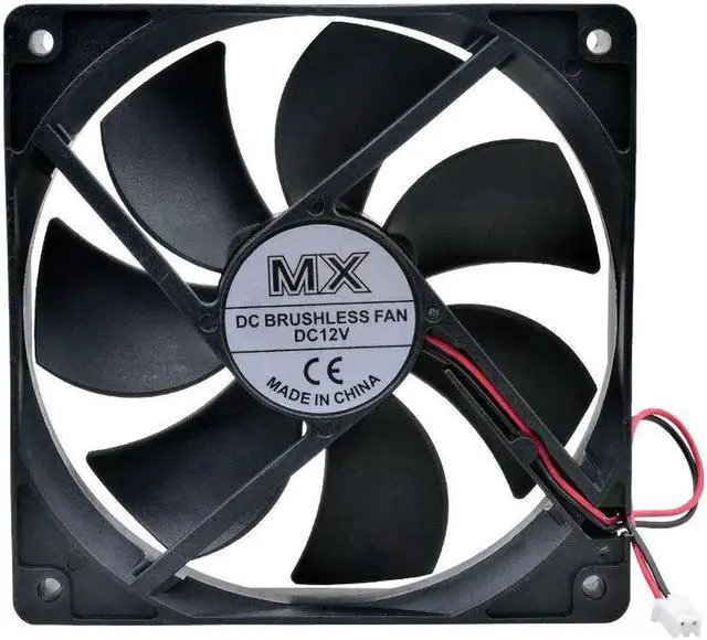 Alt view image 2 of 4 - Brand new 12cm 120mm fan 120x120x25mm 12025 DC12V 0.10A 1600 RPM cooling fan for chassis power supply