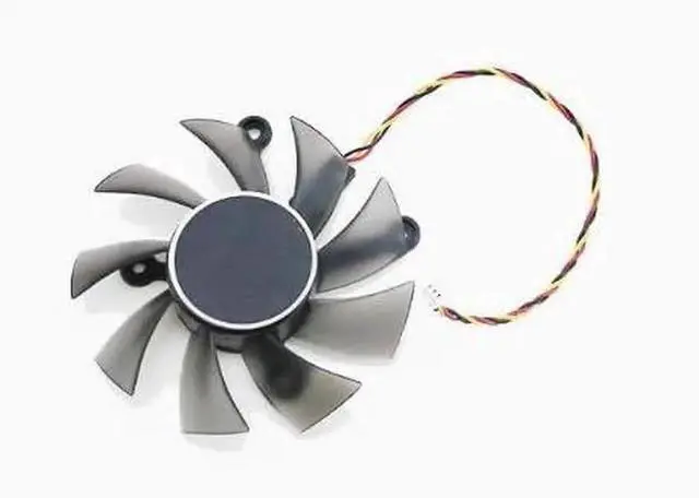 Main image of for GTS250 HD4870 GTX550TI 750 460 560 6670 6850 7770 7850 Graphics Card Cooling Fan DC12V 0.32A 3-Line R128015BH