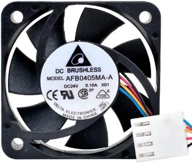 Alt view image 2 of 6 - AFB0405MA-A 4cm 40mm fan 40x40x10mm 4010 DC5V 0.10A ball bearing 4 wires pwm silent cooling fan for small case