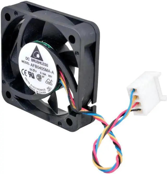 Alt view image 6 of 6 - AFB0405MA-A 4cm 40mm fan 40x40x10mm 4010 DC5V 0.10A ball bearing 4 wires pwm silent cooling fan for small case