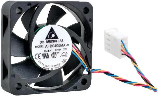 Alt view image 3 of 6 - AFB0405MA-A 4cm 40mm fan 40x40x10mm 4010 DC5V 0.10A ball bearing 4 wires pwm silent cooling fan for small case