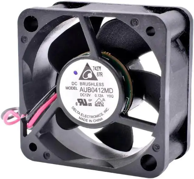 Alt view image 4 of 4 - 4cm 40mm fan 40x40x20mm AUB0412MD DC12V 0.12A Computer chassis CPU power cooling fan