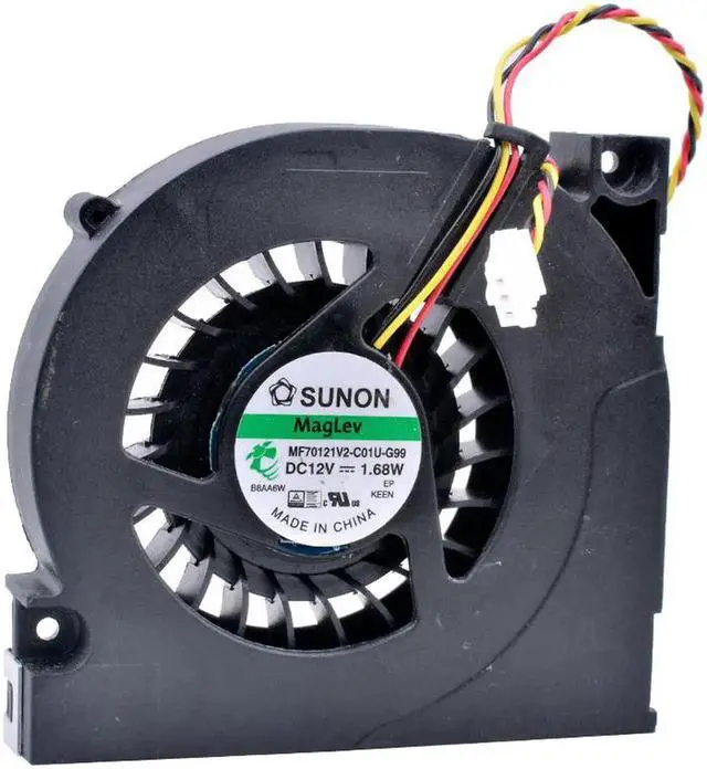 Alt view image 3 of 4 - MF70121V2-C01U-G99 12V 1.68W notebook computer machine side blowing turbine cooling fan