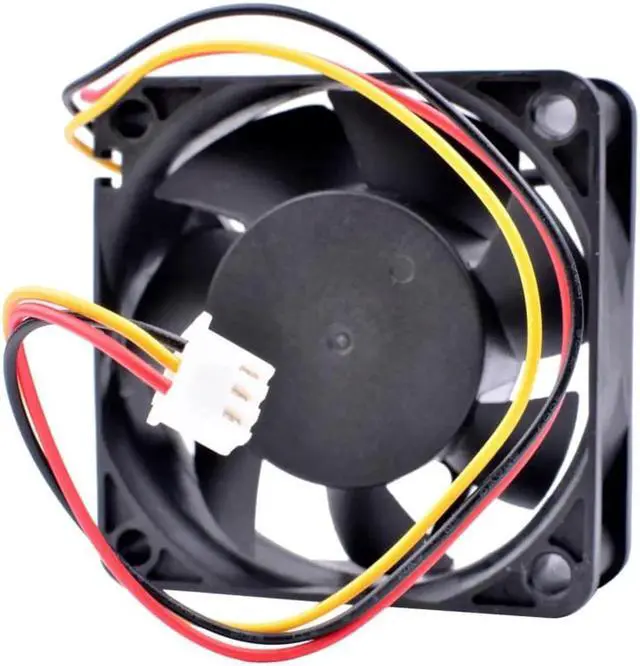 Alt view image 4 of 4 - GFA06020D12HH 6cm 60mm fan 60x60x20mm 6020 12V 0.20A 3-wire speed monitoring double ball bearing large air volume cooling fan