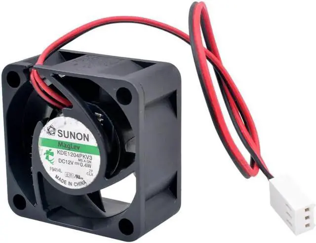 Alt view image 4 of 4 - KDE1204PKV3 4cm 40mm fan 40x40x20mm DC12V 0.4W 2pin Quiet cooling fan for 1U power supply