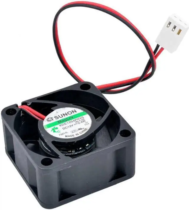 Alt view image 3 of 4 - KDE1204PKV3 4cm 40mm fan 40x40x20mm DC12V 0.4W 2pin Quiet cooling fan for 1U power supply