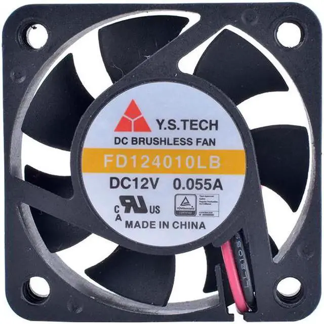 Alt view image 3 of 4 - FD124010LB 4cm 40mm fan 4010 12V 0.055A Double ball bearing ultra quiet cooling fan