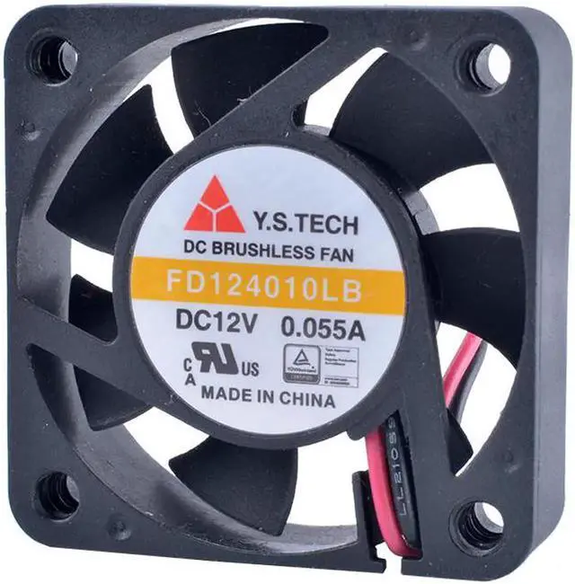 Alt view image 2 of 4 - FD124010LB 4cm 40mm fan 4010 12V 0.055A Double ball bearing ultra quiet cooling fan