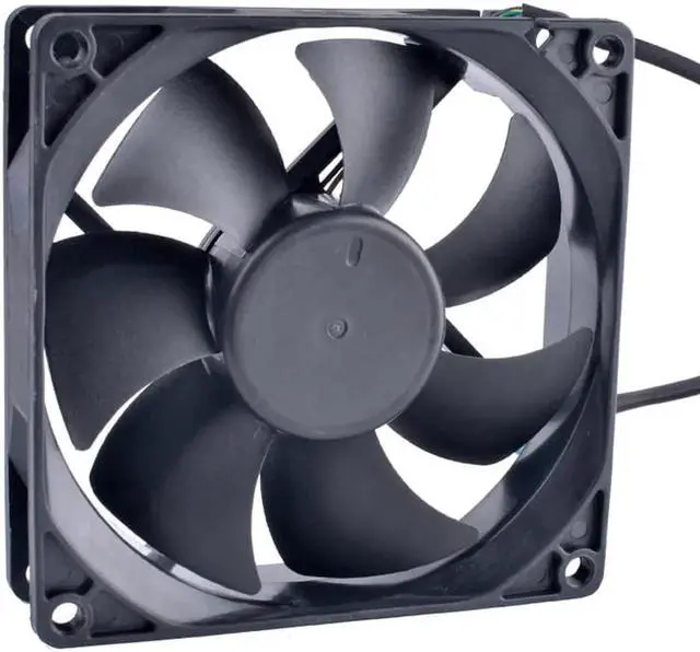 Alt view image 2 of 4 - DS09225R12H 9cm 90mm fan 9025 9225 12V0.41A 4pin PWM computer CPU ligent temperature control cooling fan