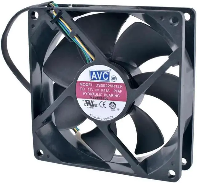 Alt view image 4 of 4 - DS09225R12H 9cm 90mm fan 9025 9225 12V0.41A 4pin PWM computer CPU ligent temperature control cooling fan