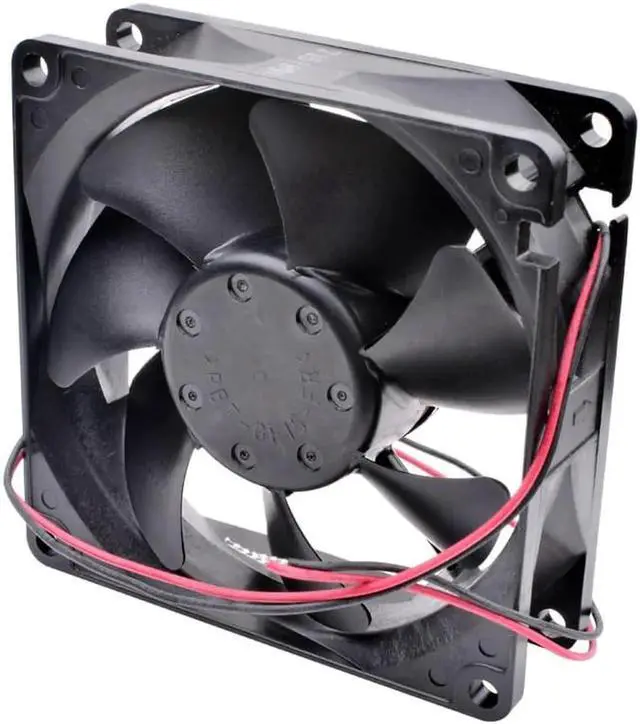 Alt view image 3 of 4 - 3110GL-B4W-B54 80mm fan 80x80x25mm 8cm 8025 12V 0.30A power switch chassis repair replacement cooling fan