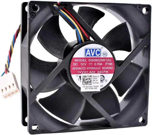 Main image of DS08025R12U 8cm 8025 80x80x25mm DC12V 0.70A Computer CPU large air volume cooling fan