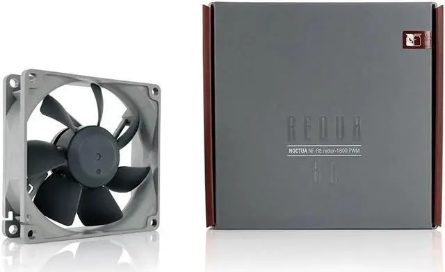 Alt view image 3 of 4 - NF-R8 redux 80x80x25mm Compute cooling fan 12V 3pin /4pin 80mm PWM quiet For Case Cooling CPU cooler Radiator Replace fan