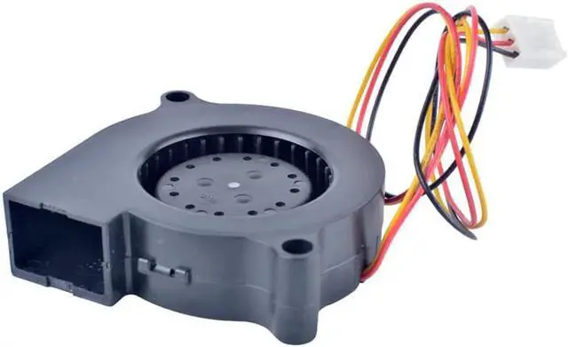 Alt view image 3 of 4 - A33999-68 5015 5cm 50mm fan 12V 0.17A 3-wire centrifugal turbine blower fan