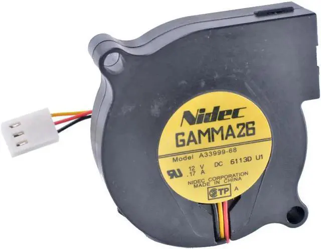 Main image of A33999-68 5015 5cm 50mm fan 12V 0.17A 3-wire centrifugal turbine blower fan