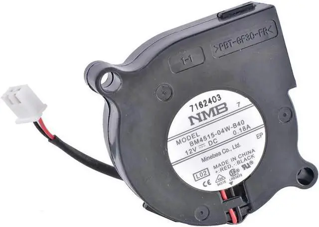 Main image of BM4515-04W-B40 4515 45x45x15mm 4.5cm 45mm fan 12V 0.18A Double Ball Bearing Centrifugal Turbo Blower Fan